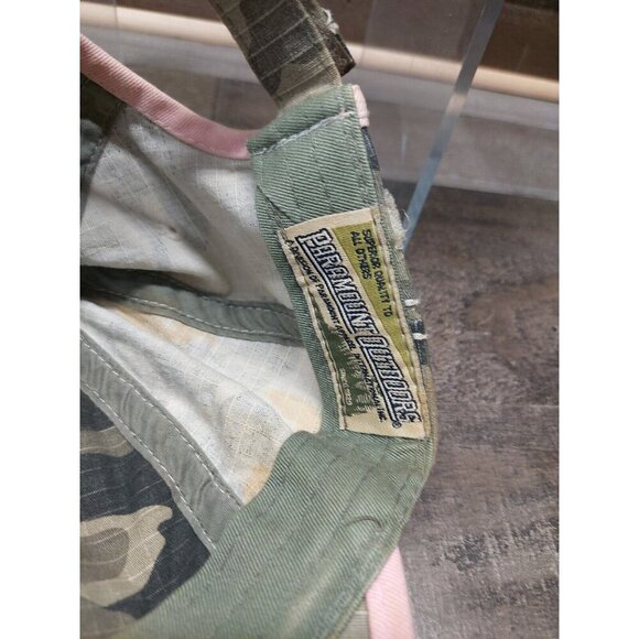 Budweiser Paramount Outdoors Pink And Camouflage Distressed Hook n Loop Hat - Picture 8 of 8